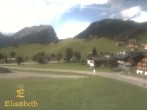 Archiv Foto Webcam Schoppernau: Ausblick Hotel Elisabeth 13:00