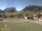 Archiv Foto Webcam Schoppernau: Ausblick Hotel Elisabeth 13:00