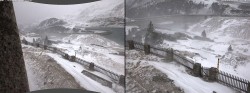 Archiv Foto Webcam Tauernmoossee - Blick auf die Staumauer 13:00