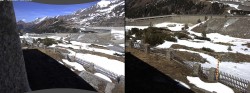 Archiv Foto Webcam Tauernmoossee - Blick auf die Staumauer 13:00