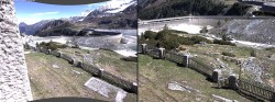 Archiv Foto Webcam Tauernmoossee - Blick auf die Staumauer 09:00