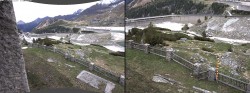 Archiv Foto Webcam Tauernmoossee - Blick auf die Staumauer 13:00