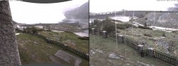 Archiv Foto Webcam Tauernmoossee - Blick auf die Staumauer 19:00