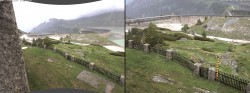 Archiv Foto Webcam Tauernmoossee - Blick auf die Staumauer 17:00