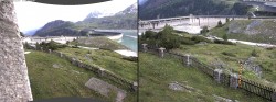 Archiv Foto Webcam Tauernmoossee - Blick auf die Staumauer 06:00