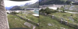 Archiv Foto Webcam Tauernmoossee - Blick auf die Staumauer 07:00