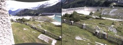 Archiv Foto Webcam Tauernmoossee - Blick auf die Staumauer 09:00