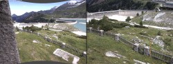 Archiv Foto Webcam Tauernmoossee - Blick auf die Staumauer 12:00