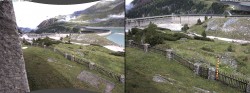 Archiv Foto Webcam Tauernmoossee - Blick auf die Staumauer 13:00