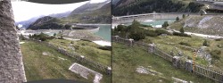 Archiv Foto Webcam Tauernmoossee - Blick auf die Staumauer 09:00