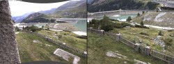 Archiv Foto Webcam Tauernmoossee - Blick auf die Staumauer 09:00