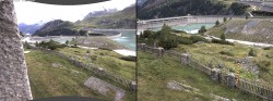 Archiv Foto Webcam Tauernmoossee - Blick auf die Staumauer 09:00