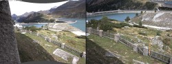 Archiv Foto Webcam Tauernmoossee - Blick auf die Staumauer 12:00