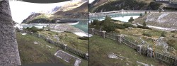 Archiv Foto Webcam Tauernmoossee - Blick auf die Staumauer 11:00