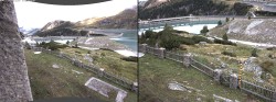 Archiv Foto Webcam Tauernmoossee - Blick auf die Staumauer 13:00