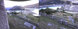 Archiv Foto Webcam Tauernmoossee - Blick auf die Staumauer 17:00