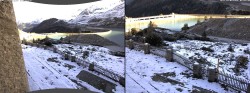 Archiv Foto Webcam Tauernmoossee - Blick auf die Staumauer 08:00