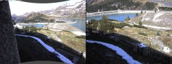 Archiv Foto Webcam Tauernmoossee - Blick auf die Staumauer 13:00
