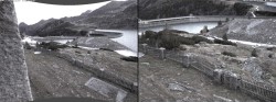 Archiv Foto Webcam Tauernmoossee - Blick auf die Staumauer 06:00