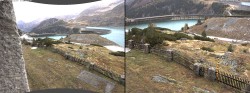 Archiv Foto Webcam Tauernmoossee - Blick auf die Staumauer 13:00