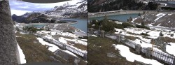 Archiv Foto Webcam Tauernmoossee - Blick auf die Staumauer 09:00