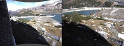 Archiv Foto Webcam Tauernmoossee - Blick auf die Staumauer 11:00