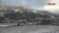 Archiv Foto Webcam Leogang Dorfblick 04:00