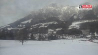 Archiv Foto Webcam Leogang Dorfblick 11:00