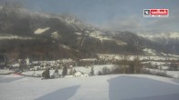 Archiv Foto Webcam Leogang Dorfblick 13:00