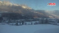 Archiv Foto Webcam Leogang Dorfblick 07:00