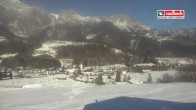 Archiv Foto Webcam Leogang Dorfblick 11:00