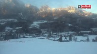 Archiv Foto Webcam Leogang Dorfblick 15:00