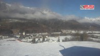 Archiv Foto Webcam Leogang Dorfblick 13:00