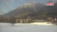 Archiv Foto Webcam Leogang Dorfblick 07:00