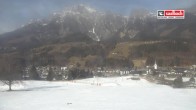 Archiv Foto Webcam Leogang Dorfblick 11:00