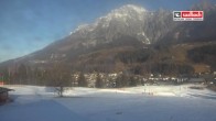 Archiv Foto Webcam Leogang Dorfblick 07:00