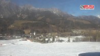 Archiv Foto Webcam Leogang Dorfblick 13:00