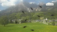 Archiv Foto Webcam Leogang Dorfblick 13:00