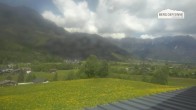 Archiv Foto Webcam Leogang Dorfblick 13:00