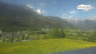 Archiv Foto Webcam Leogang Dorfblick 15:00