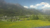 Archiv Foto Webcam Leogang Dorfblick 15:00