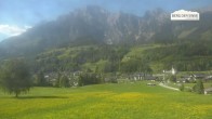 Archiv Foto Webcam Leogang Dorfblick 15:00