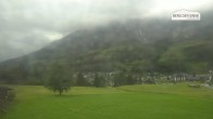 Archiv Foto Webcam Leogang Dorfblick 15:00