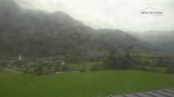 Archiv Foto Webcam Leogang Dorfblick 15:00