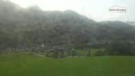 Archiv Foto Webcam Leogang Dorfblick 19:00