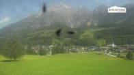 Archiv Foto Webcam Leogang Dorfblick 09:00
