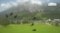 Archiv Foto Webcam Leogang Dorfblick 11:00