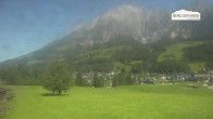 Archiv Foto Webcam Leogang Dorfblick 09:00