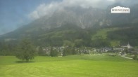 Archiv Foto Webcam Leogang Dorfblick 09:00