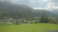 Archiv Foto Webcam Leogang Dorfblick 13:00